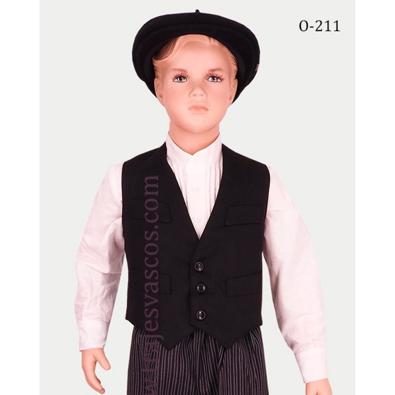 Chaleco vasco para niño O211
