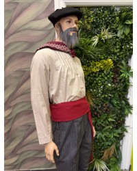 Gizonarentzako euskal alkandora txigortua