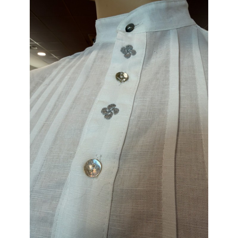 Traje vasco hombre completo con chaleco granate