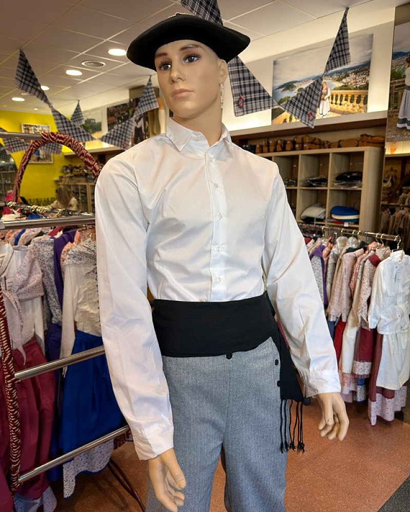 Traje vasco hombre arrantzale clásico azul - traje de baserritarra tradicional regional vasco