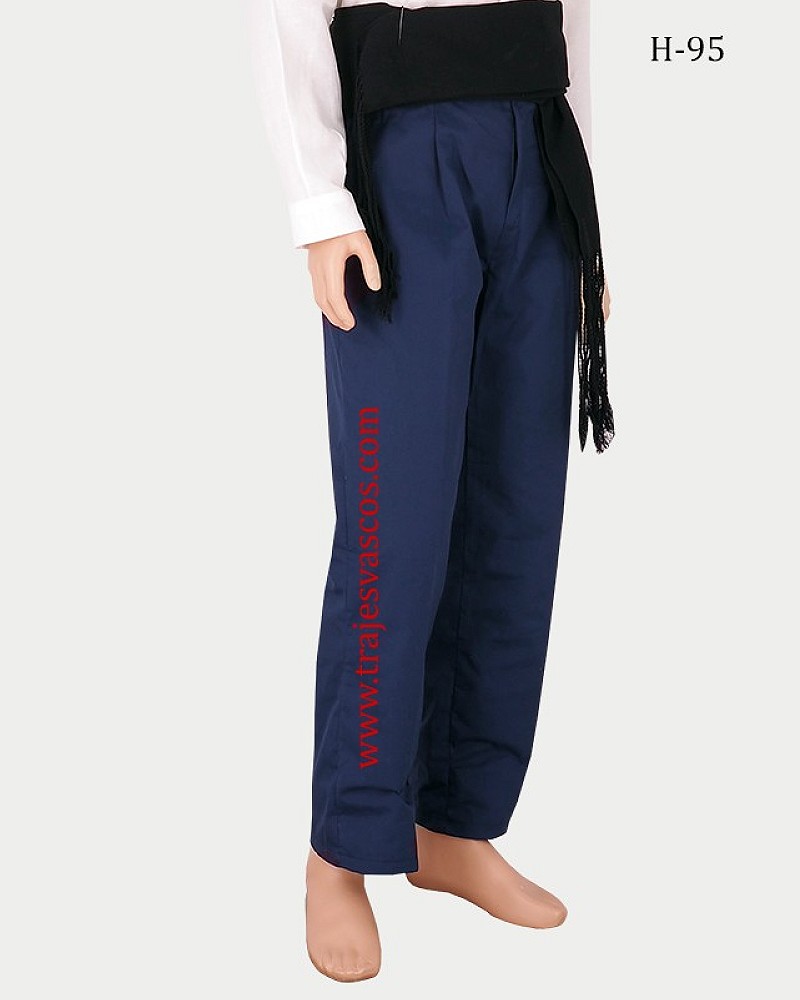 Traje vasco hombre arrantzale clásico azul - traje de baserritarra tradicional regional vasco