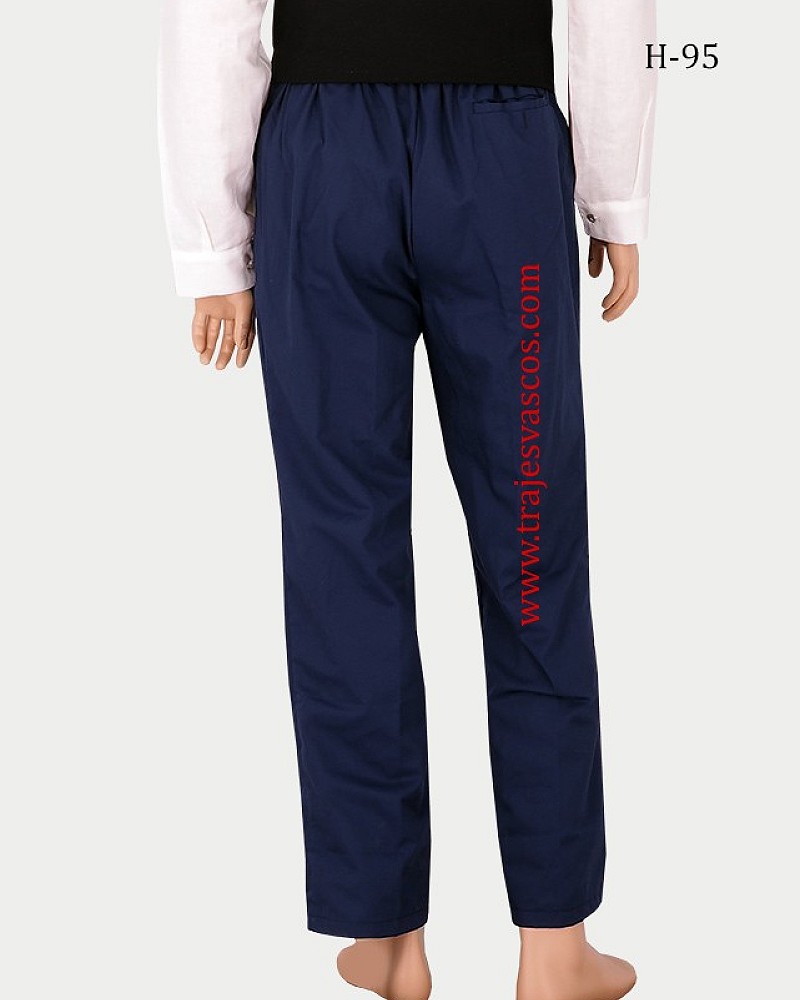 Traje vasco hombre arrantzale clásico azul - traje de baserritarra tradicional regional vasco