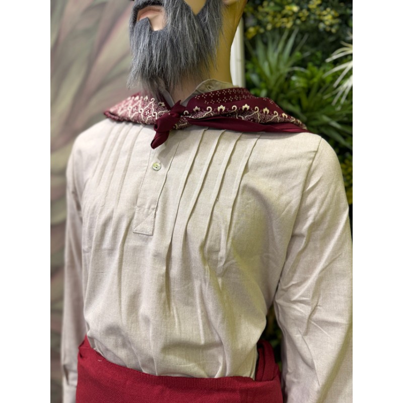 Traje Vasco Hombre con Chaleco Negro y Pañuelo