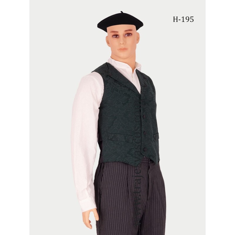 Chaleco vasco verde H195 - 3