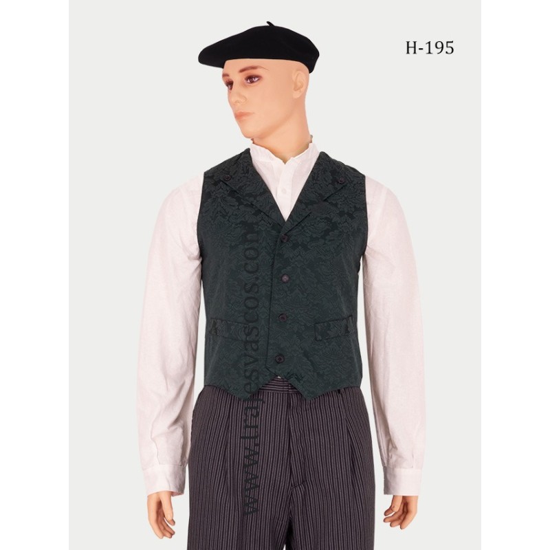 Chaleco vasco verde H195 - 1