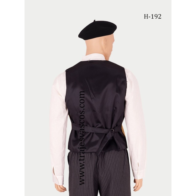 Chaleco para boda vasca H192 - 5