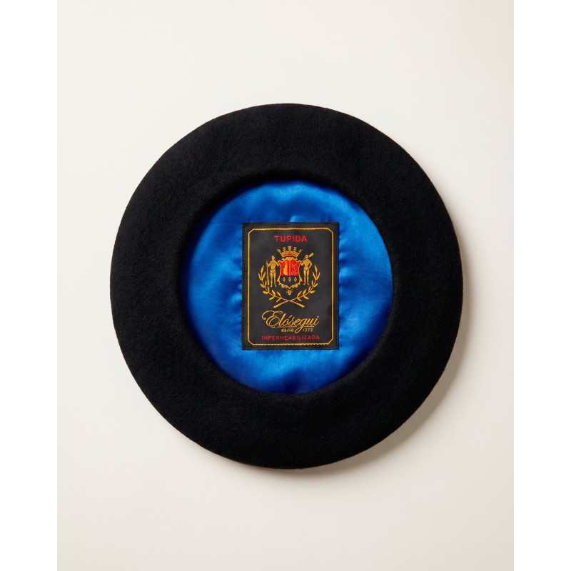 Txapela Elósegui tupida impermeable boina vasca tradicional premium