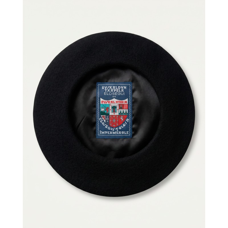 Artile tradizionaleko Elosegi txapel klasiko beltza