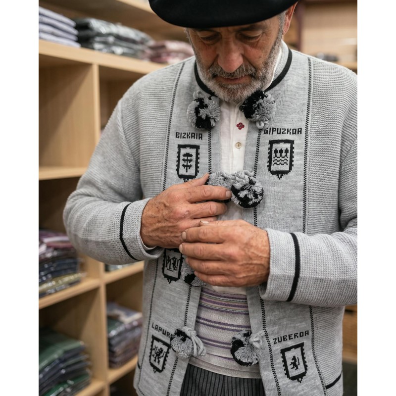 Mendigozale gris tradicional vasco