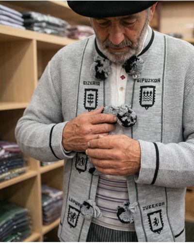 Mendigozale gris tradicional vasco