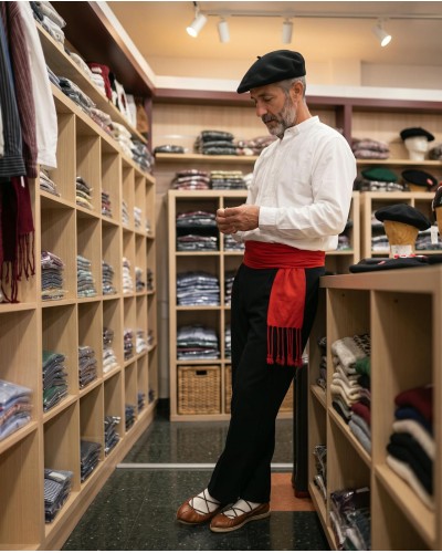 Pantalón vasco negro H98