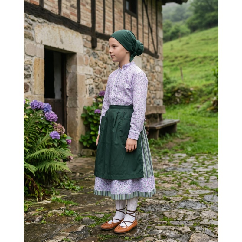 Traje regional vasco para niña a35