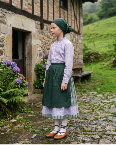 Traje regional vasco para niña a35