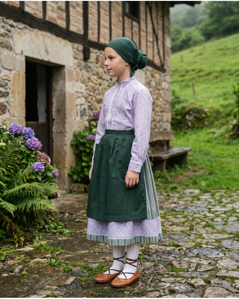 Traje regional vasco para niña a35