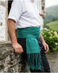 Gerriko verde de hombre faja vasca tradicional - fajín gerrikoa para traje de baserritarra regional vasco H145
