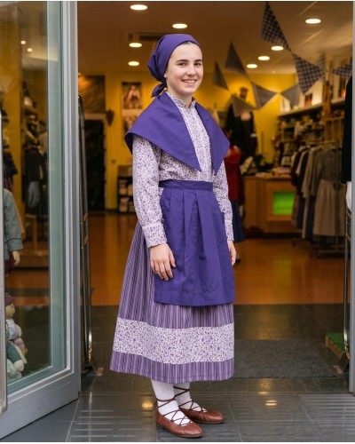 Vestido Euskal Jantziak niña A04