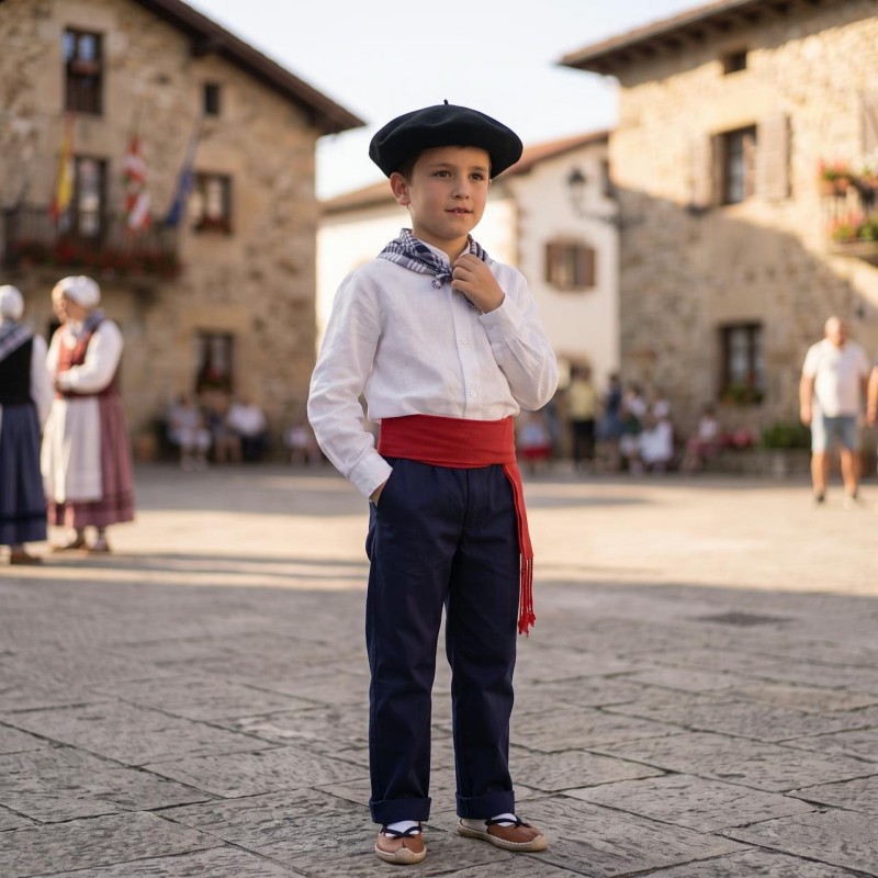 Traje vasco de niño para las fiestas desde 44 € | Zorion