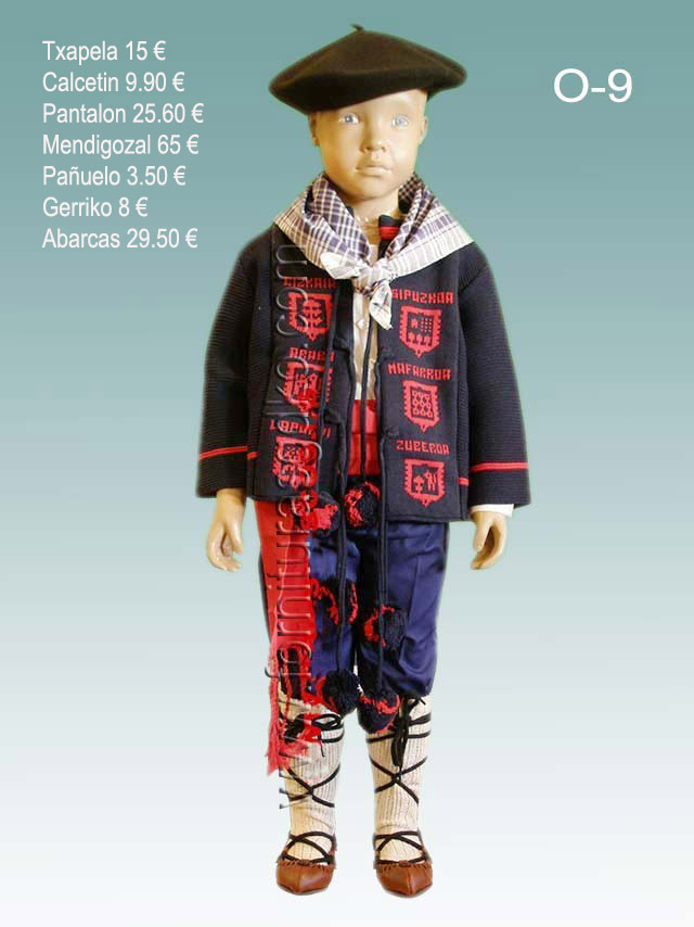 intersección Margarita Hola Trajes Regionales Vascos: Traje arrantzale con mendigoizal azul para niño O9 intersección Margarita Hola Trajes Regionales Vascos: Traje arrantzale con mendigoizal azul para niño O9