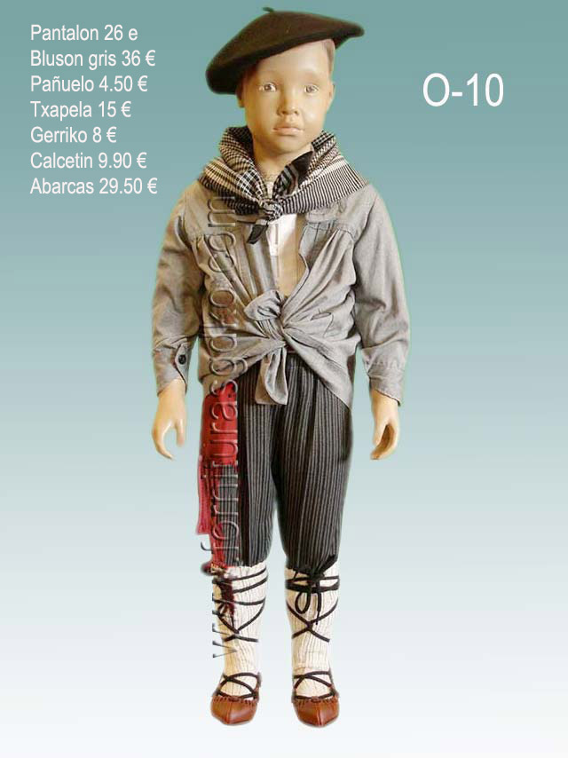 Trajes vascos niño O10