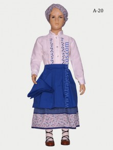  Conjunto completo de aldeana para niña modelo A20