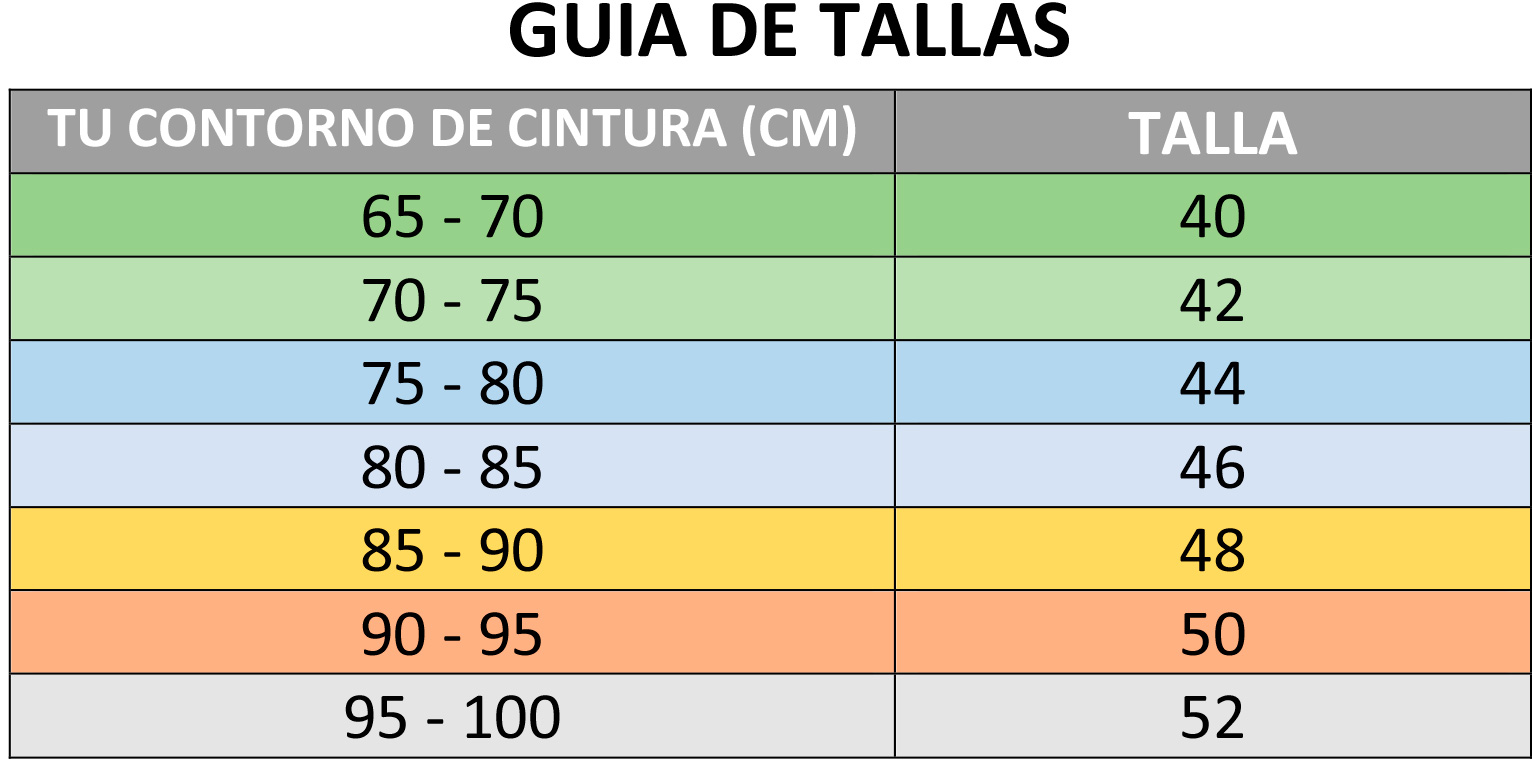 Guía de tallas Kaikus