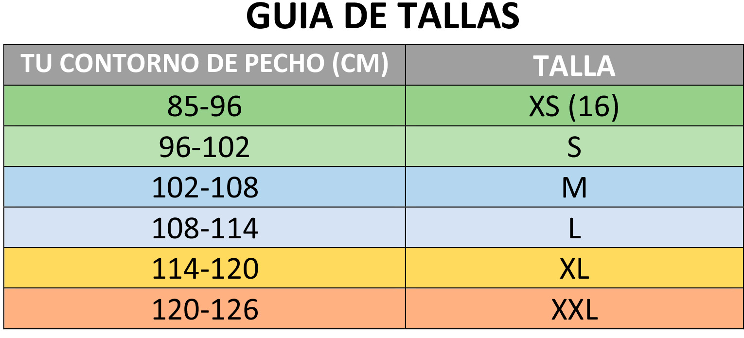Guía de tallas Kaikus